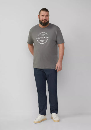 Ανδρικό t-shirt S.OLIVER 2167585 GREY SS25