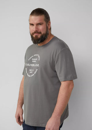 Ανδρικό t-shirt S.OLIVER 2167585 GREY SS25