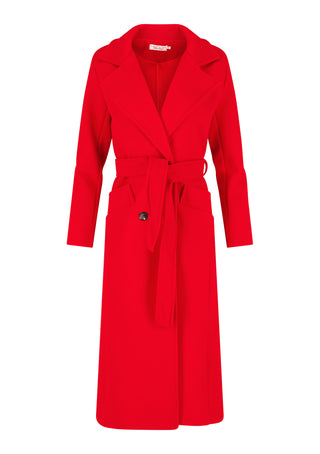 Γυναικείο παλτό maxi με ζώνη LOLA LIZA 23000628 RED W 23/24