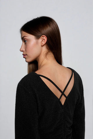 Γυναικείο φόρεμα MOODO Z-SU-4827 BLACK W25/26