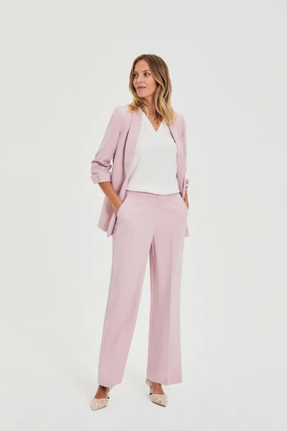 Γυναικεία παντελόνα MOODO L-SP-4915 DUSTY PINK SS26