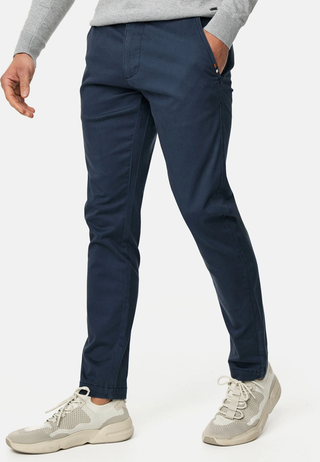 Ανδρικό παντελόνι CHINO INDICODE 60-338 ΜΠΛΕ SS25