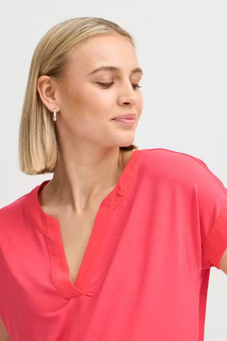 Γυναικεία μπλούζα κοντομάνικη FRLIV FRANSA 20613699 FUCHSIA SS26