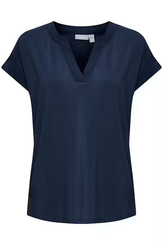 Γυναικεία μπλούζα κοντομάνικη FRLIV FRANSA 20613699 NAVY BLAZER SS26