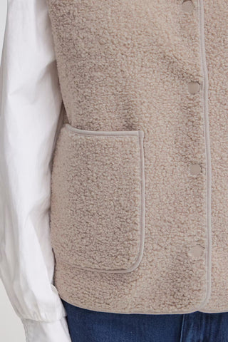 Γυναικείο γιλέκο Teddy  FRGWYNNE FRANSA 20618104 BIRCH W26/27