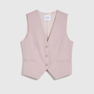 Γυναικείο γιλέκο MOODO L-KA-4924 DUSTY PINK SS26