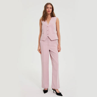 Γυναικείο γιλέκο MOODO L-KA-4924 DUSTY PINK SS26