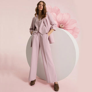Γυναικείο γιλέκο MOODO L-KA-4924 DUSTY PINK SS26