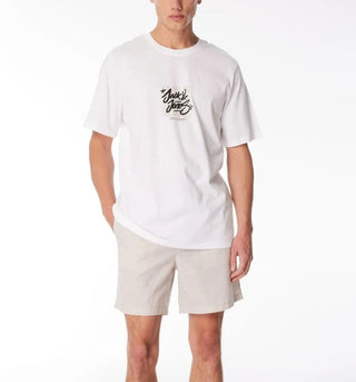 Ανδρικό t-shirt Standard Fit 100% Cotton JORSEQUOIA TEE SS CREW NECK 1 FST JACK & JONES 12258061 Bright White S 24