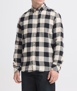 Ανδρικό πουκάμισο BHBUSTER SHIRT BLEND 20718538 BIRCH W26/27