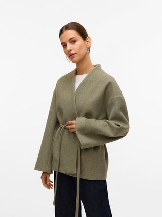 Γυναικείο παλτό AWSIJINA LS V-NECK SHORT JACKET Vero Moda 10331747 Tea W25/26