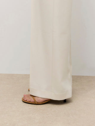 Γυναικείο παντελόνι AWVANNAH HW STRAIGHT PANT Vero Moda 10339491 Birch SS26