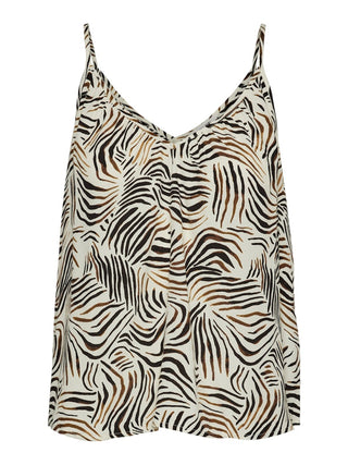 Γυναικείο top Regular Fit 100% Viscose VMKARMYN SHORT SINGLET TOP VMA VERO MODA 10307184 Birch S 24