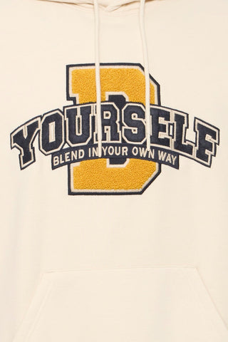 Ανδρικό φούτερ με κουκούλα BHIFIG sweatshirt BLEND 20718726 ECRU W25/26