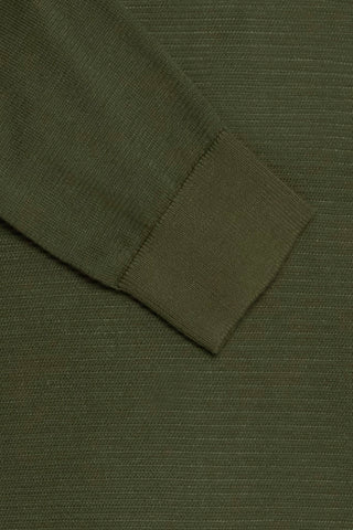 Ανδρικό πλεκτό πουλόβερ BHDANIEL CREWNECK BLEND 20718567 XAKI W25/26