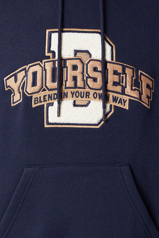 Ανδρικό φούτερ με κουκούλα BHIFIG sweatshirt BLEND 20718726 BLUE W25/26