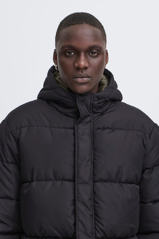 Ανδρικό μπουφάν BHELWIN parka jacket BLEND 20718467 ΜΑΥΡΟ W25/26