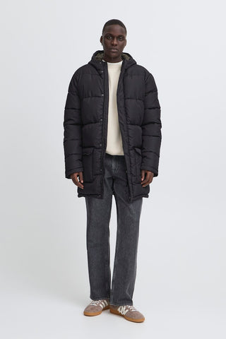 Ανδρικό μπουφάν BHELWIN parka jacket BLEND 20718467 ΜΑΥΡΟ W25/26