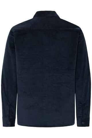 Ανδρικό πουκάμισο κοτλέ BHDICH Shirt BLEND 20718553 ΜΠΛΕ W25/26