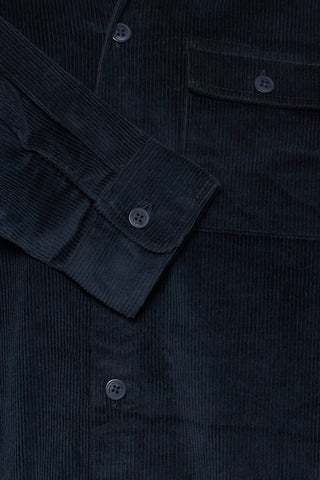 Ανδρικό πουκάμισο κοτλέ BHDICH Shirt BLEND 20718553 ΜΠΛΕ W25/26