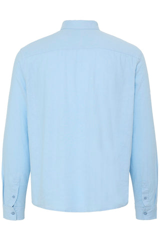 Ανδρικό πουκάμισο BHBOBBY LINEN L/S BLEND 20720211 AIRY BLUE SS26
