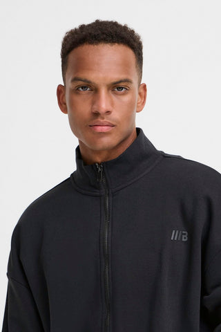 Ανδρική ζακέτα BHKASEY ZP THRU SWEAT CRD BLEND 20720291 BLACK W25/26