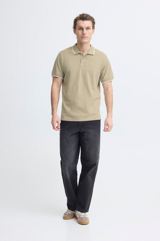 Ανδρική μπλούζα polo κοντομάνικη BHEDIN POLO S/S BLEND 20720425 WINTER TWIG SS26