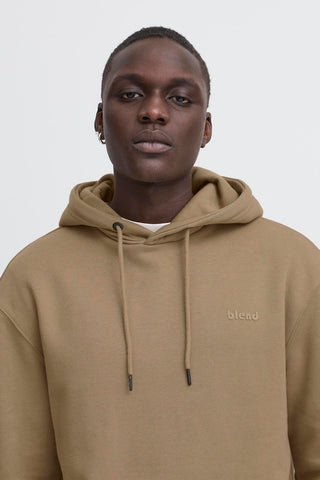 Ανδρικό φούτερ με κουκούλα BLEND 20712536 BEIGE W25/26