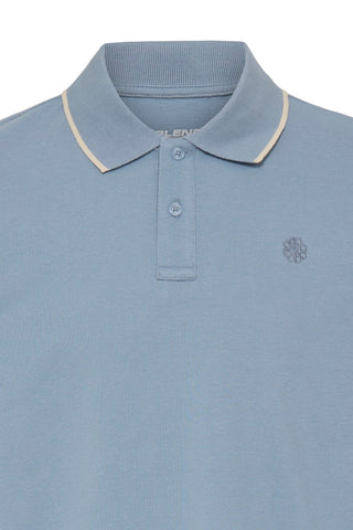 Ανδρική μπλούζα polo κοντομάνικη BHEDIN POLO S/S BLEND 20720425 FADED DENIM SS26