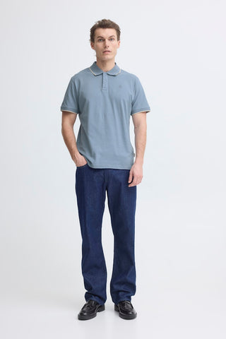 Ανδρική μπλούζα polo κοντομάνικη BHEDIN POLO S/S BLEND 20720425 FADED DENIM SS26