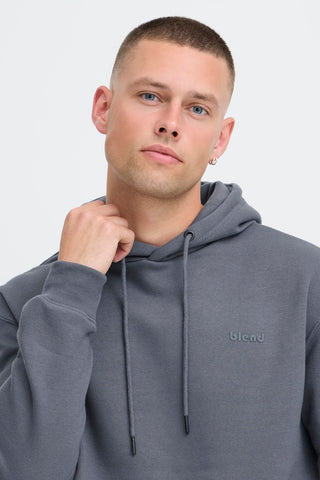 Ανδρικό φούτερ με κουκούλα BLEND 20712536 GREY W25/26
