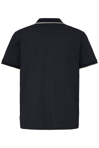 Ανδρική μπλούζα polo κοντομάνικη BHEDIN POLO S/S BLEND 20720425 BLACK SS26