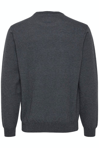 Ανδρικό πλεκτό πουλόβερ BHBruton pullover BLEND 20715850 ANTHRACITE W24/25