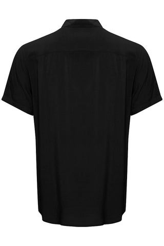 Ανδρικό πουκάμισο κοντομάνικο BHELLIOT SHIRT BLEND 20716363 BLACK SS26