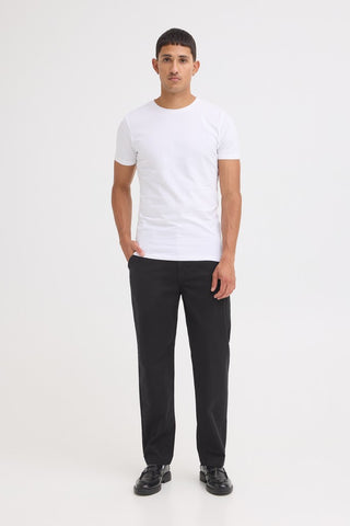Ανδρικό παντελόνι BHNATAN WIDE LEG CHINO BLEND 20718764 BLACK W26/27