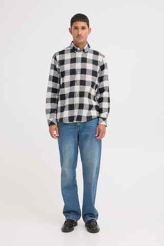 Ανδρικό πουκάμισο BHBUSTER SHIRT BLEND 20718538 BIRCH W26/27
