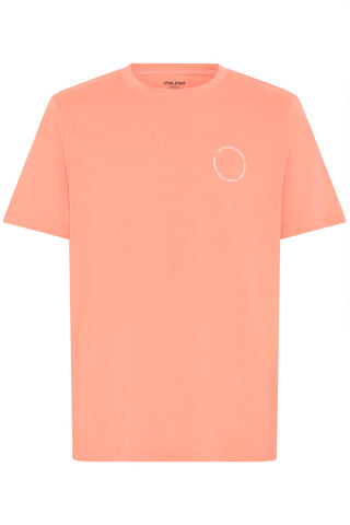 Ανδρικό t-shirt BHKAIN BACKPRINT S/S TEE BLEND 20720347 BURNT CORAL SS26