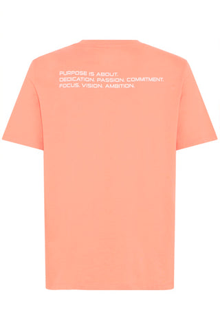 Ανδρικό t-shirt BHKAIN BACKPRINT S/S TEE BLEND 20720347 BURNT CORAL SS26