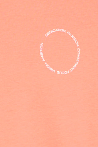 Ανδρικό t-shirt BHKAIN BACKPRINT S/S TEE BLEND 20720347 BURNT CORAL SS26