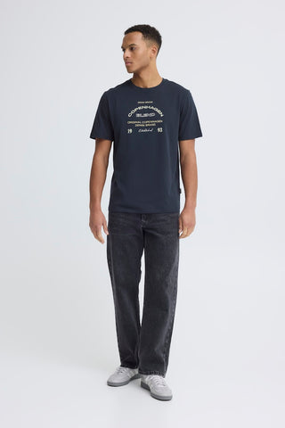 Ανδρικό t-shirt BHKORNELI LOGO S/S TEE BLEND 20720351 BLUE SS26