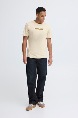 Ανδρικό t-shirt BHKEMUEL LOGO S/S TEE BLEND 20720352 BIRCH SS26