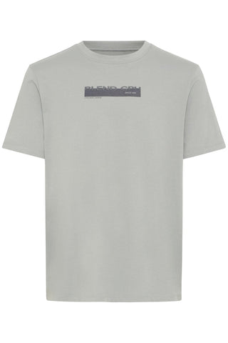 Ανδρικό t-shirt BHKEMUEL BB LOGO S/S TEE BLEND 20720908 GRAY SS26