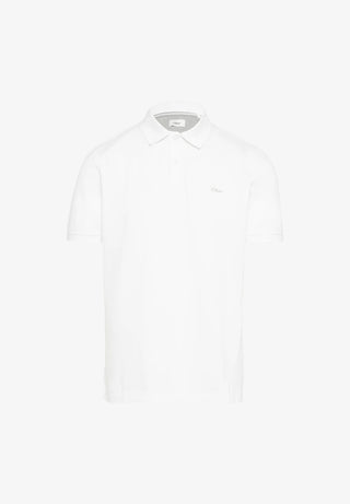 Ανδρική μπλούζα polo κοντομάνικη S.OLIVER 2164768 WHITE SS25