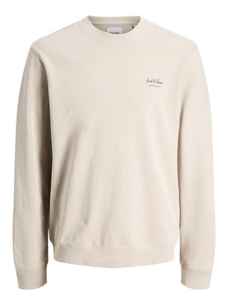 Ανδρικό φούτερ JJEARCHIVE GRAPHIC SWEAT CN plus size Jack & Jones 12294579 Moonbeam NOOS SS26