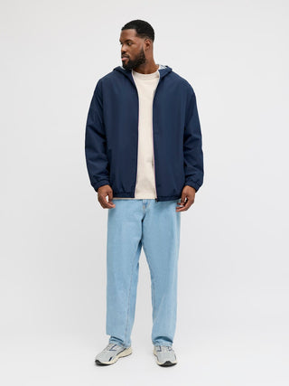 Ανδρικό φούτερ JJEARCHIVE GRAPHIC SWEAT CN plus size Jack & Jones 12294579 Moonbeam NOOS SS26