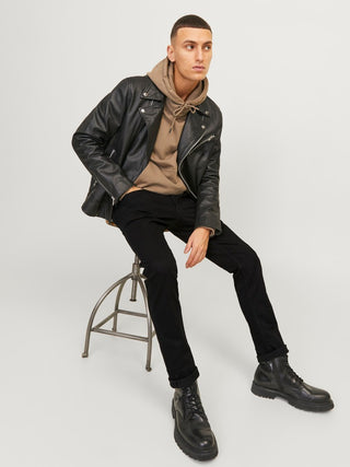 Ανδρικό τζίν  JJIGLENN JJORIGINAL CB 816 JACK & JONES 12152346 BLACK DENIM NOOS W 26/27