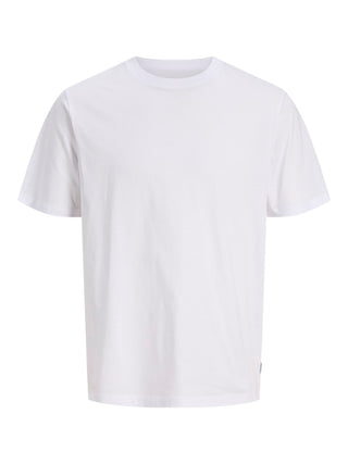 Ανδρική μπλούζα κοντομάνικη JJEORGANIC BASIC TEE SS O-NECK JACK & JONES 12156101 White NOOS SS26