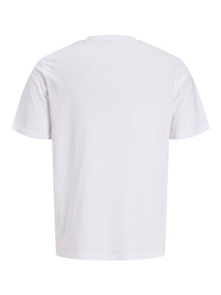 Ανδρική μπλούζα κοντομάνικη JJEORGANIC BASIC TEE SS O-NECK JACK & JONES 12156101 White NOOS SS26