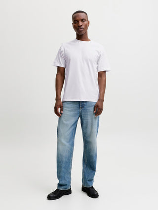 Ανδρική μπλούζα κοντομάνικη JJEORGANIC BASIC TEE SS O-NECK JACK & JONES 12156101 White NOOS SS26