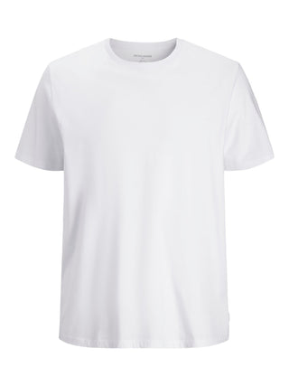 Ανδρικό t-shirt JJEORGANIC BASIC TEE SS O-NECK PLUS SIZE JACK&JONES 12158482 WHITE NOOS SS26